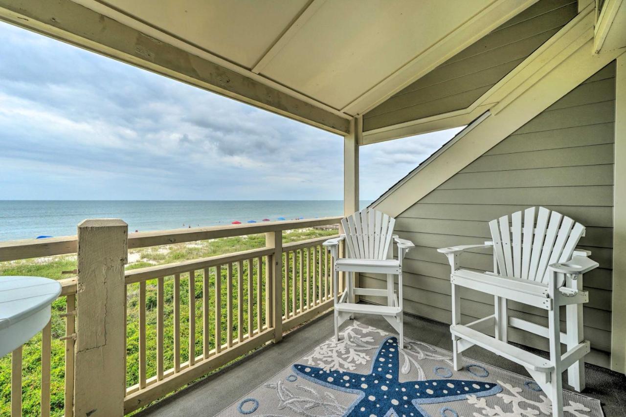 Beachfront Condo With Unobstructed Ocean Views! オーク・アイランド エクステリア 写真