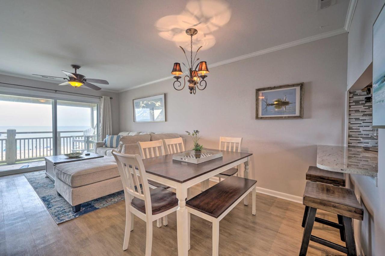 Beachfront Condo With Unobstructed Ocean Views! オーク・アイランド エクステリア 写真